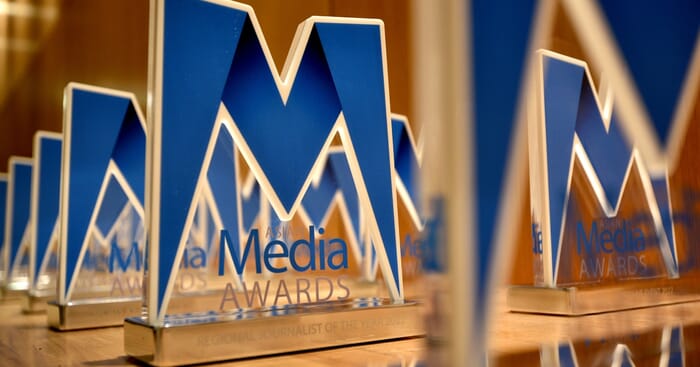 Custom-Acrylic-Trophies-lined-up-for-the-Asian-Media-Awards-1