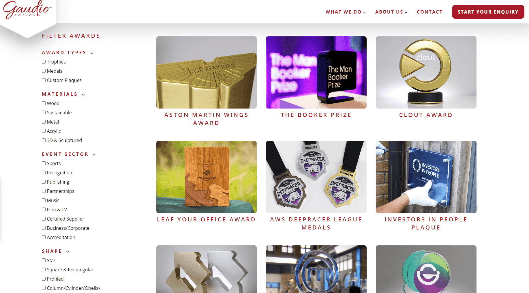 Gaudio-Website-Screenshot