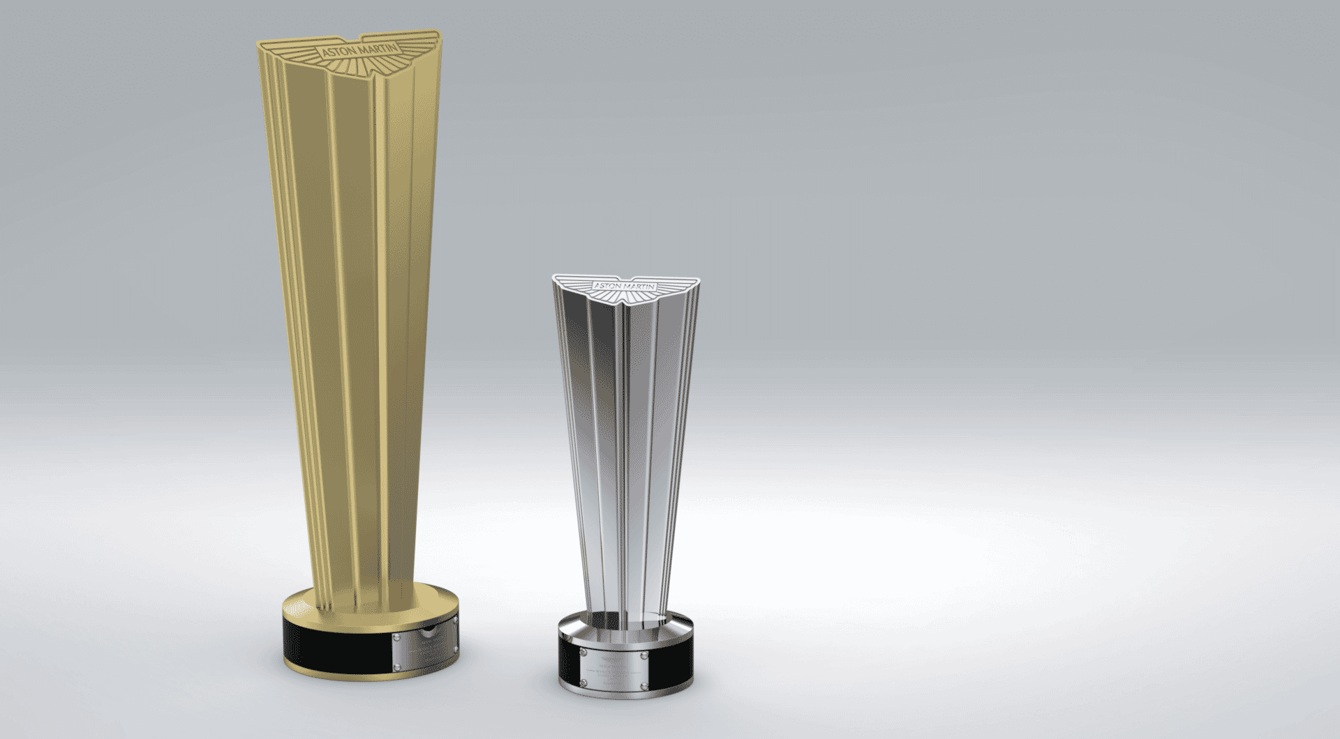 Aston Martin 3D trophy design
