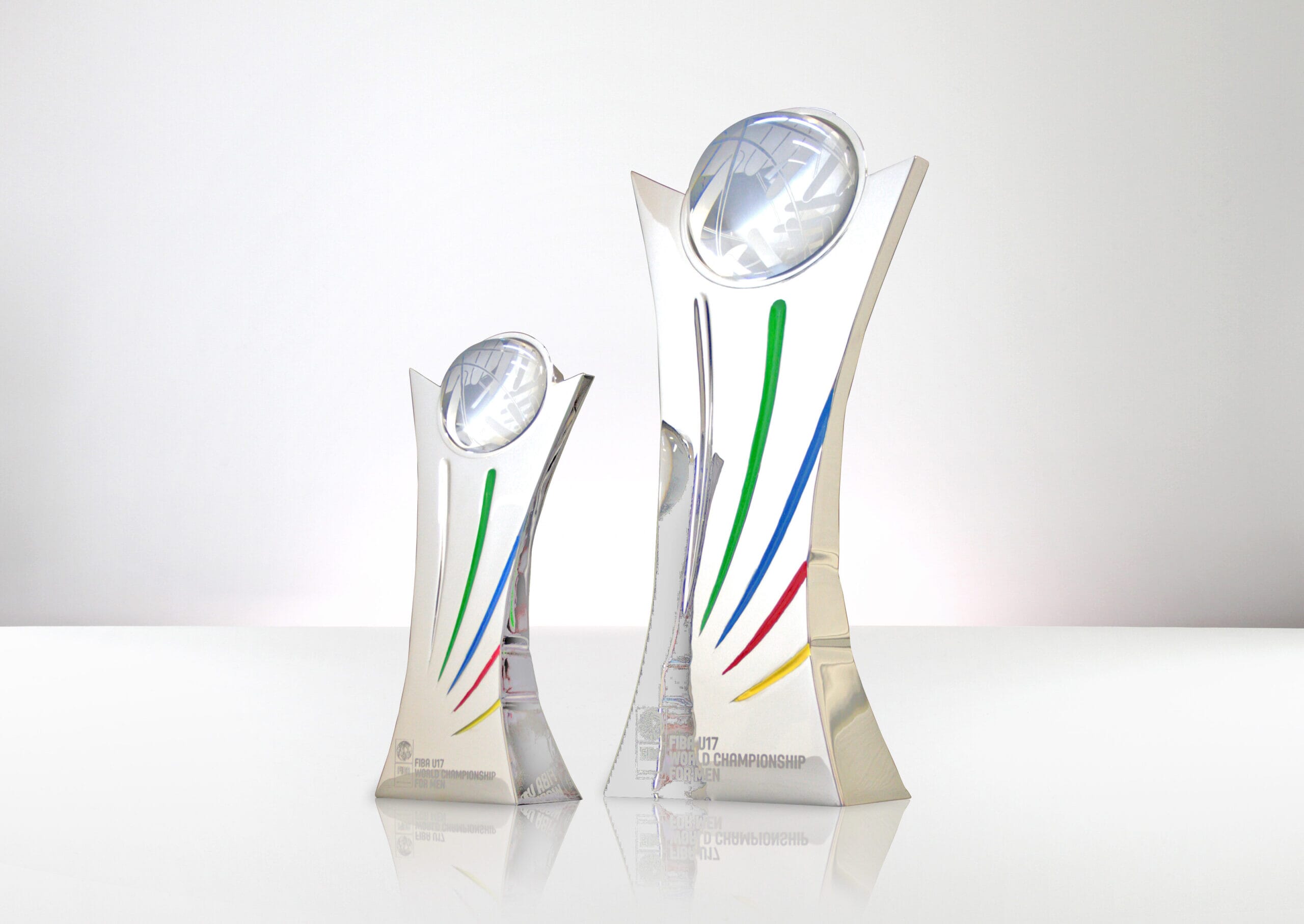 FIBA Basketball Trophies Male Small and Large
