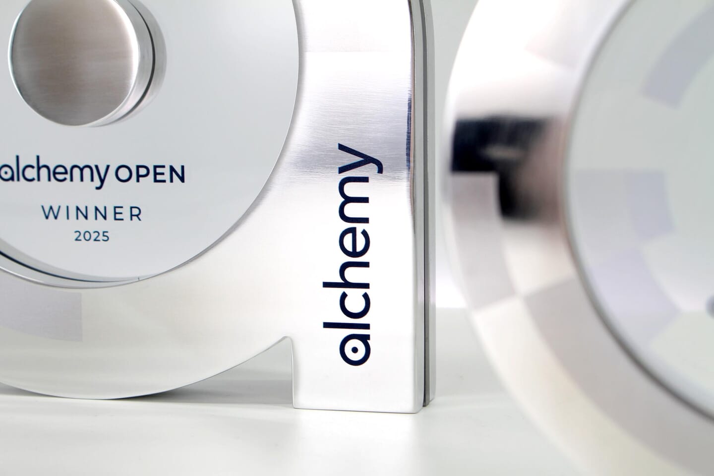 Alchemy Golf Day Trophy - logo