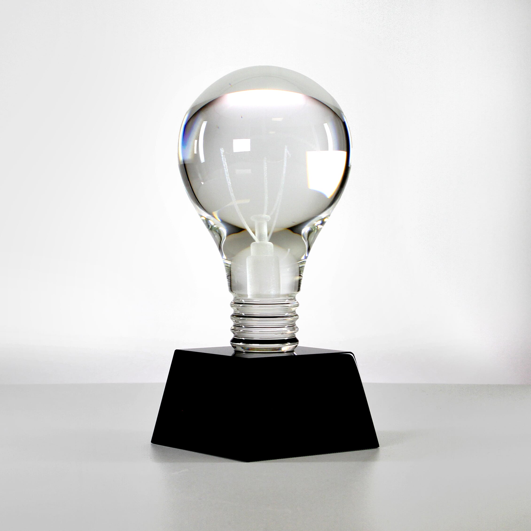 Lightbulb Glass Trophy