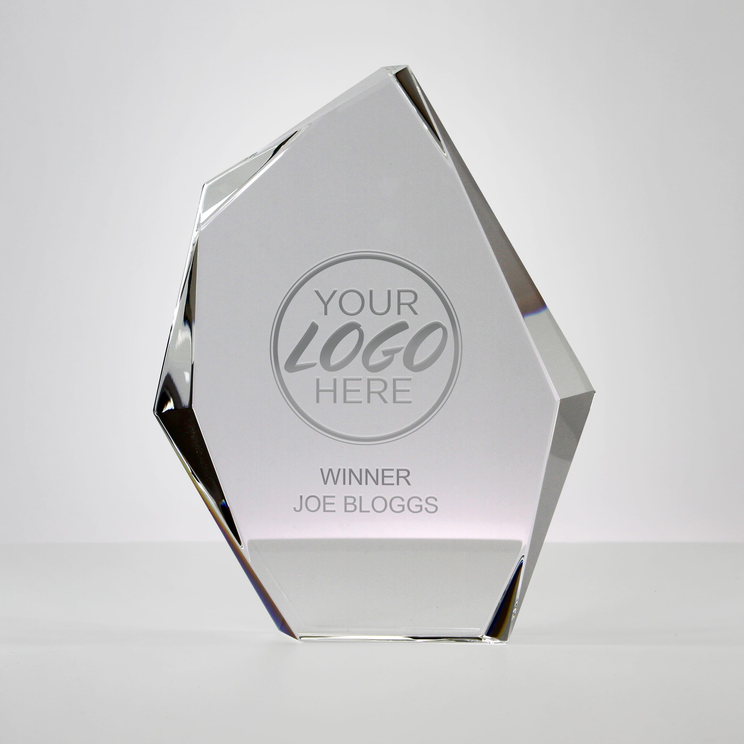 Ice Peak Glass Trophy