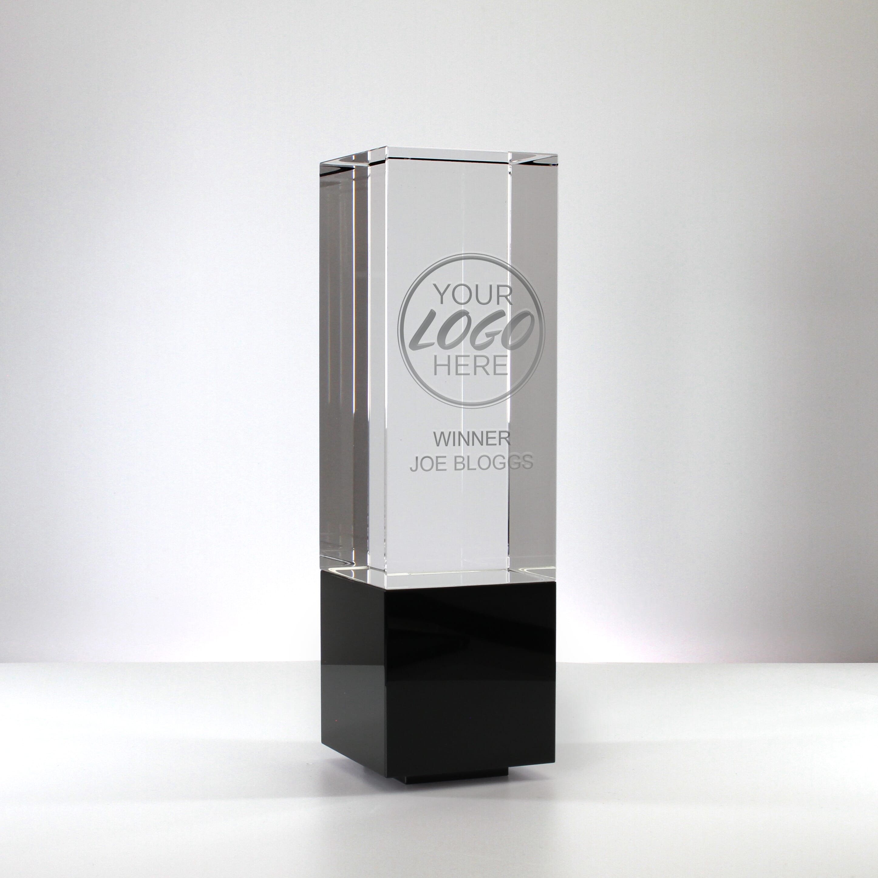 Clear & Black Berkley Column