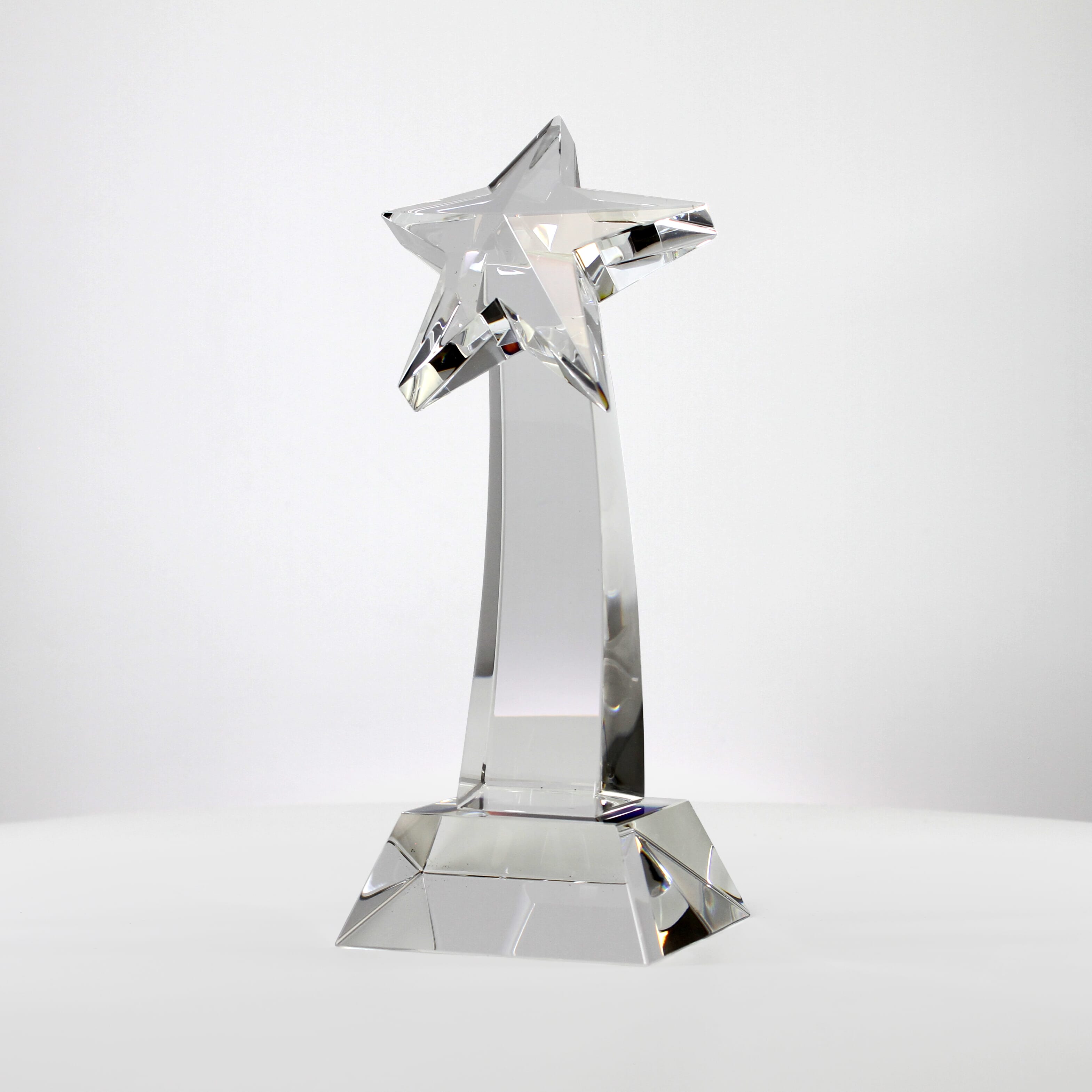 Mounted Shooting Star Glass Trophy