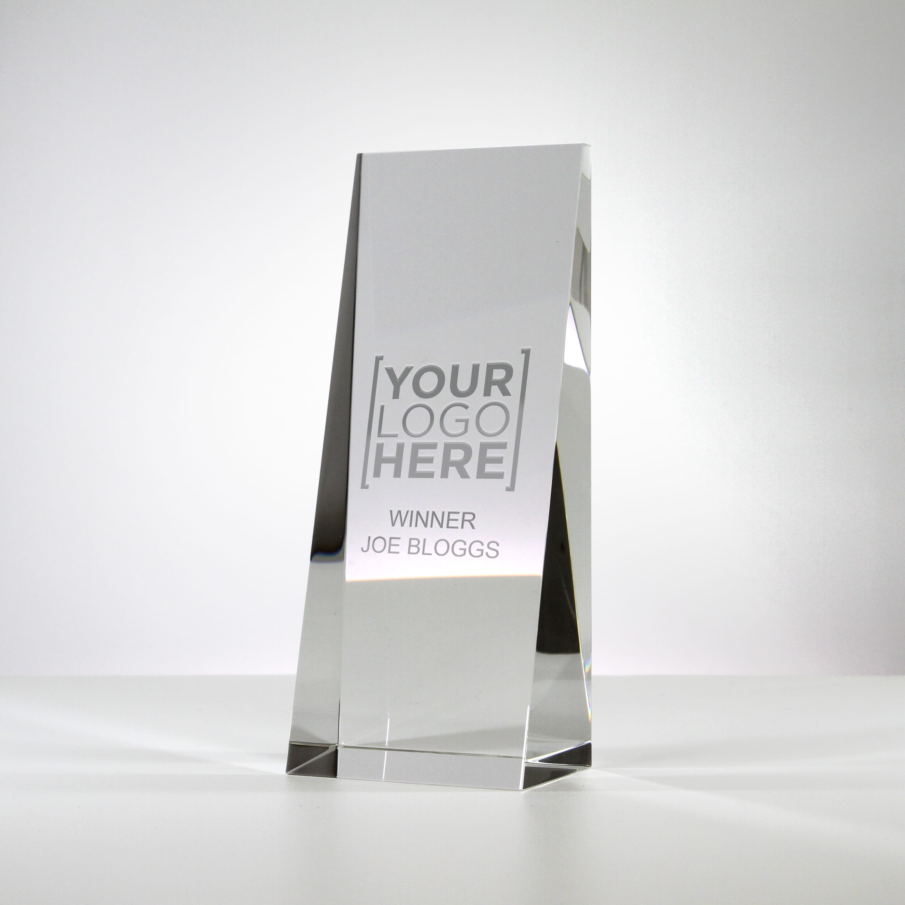 Optical Wedge Glass Trophy