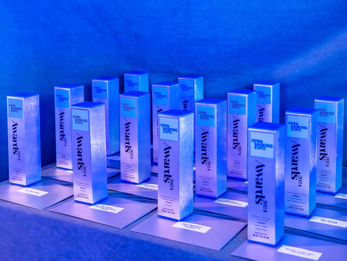 Open Banking Awards Trophies - Event Photo