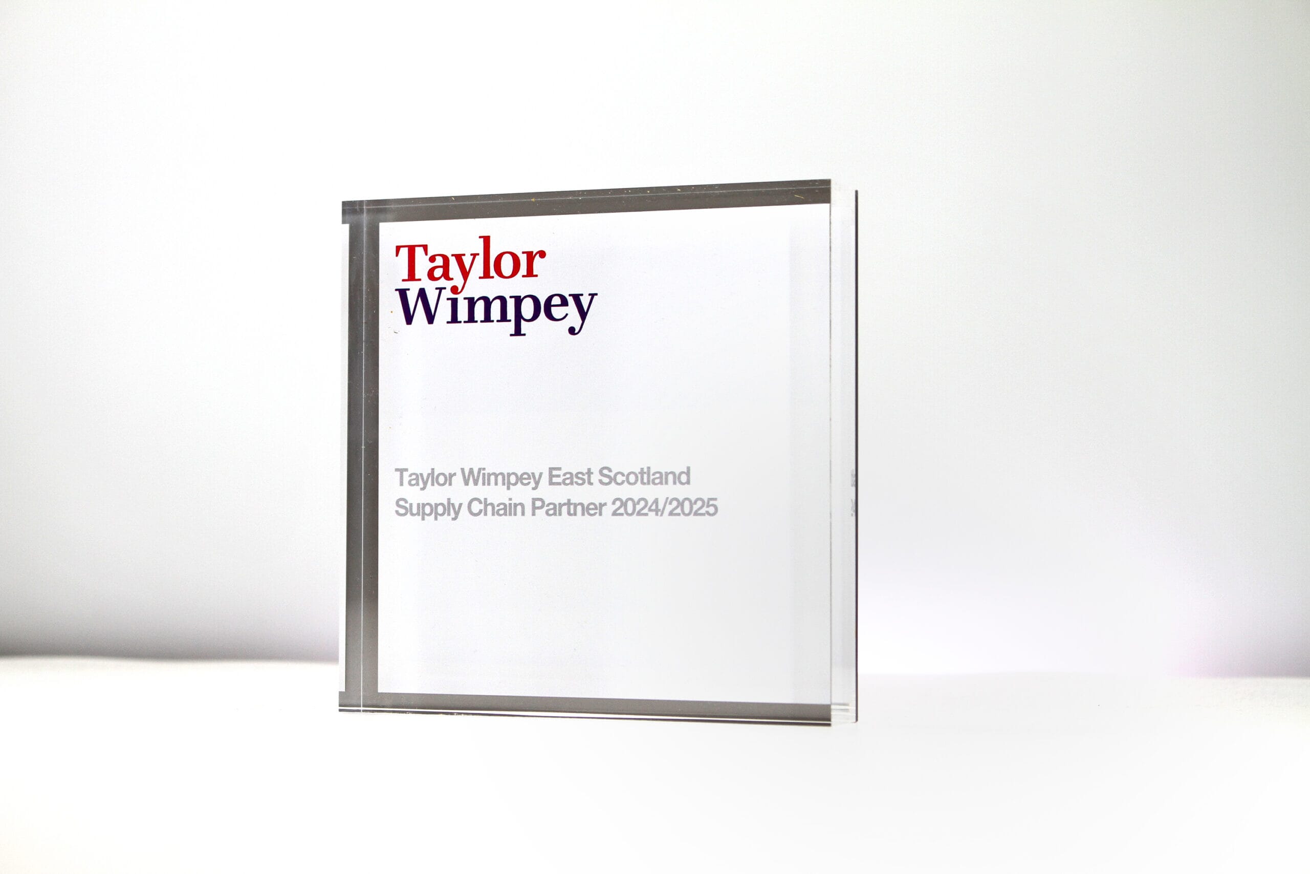 Taylor Wimpey East Scotland Supply Chain Award
