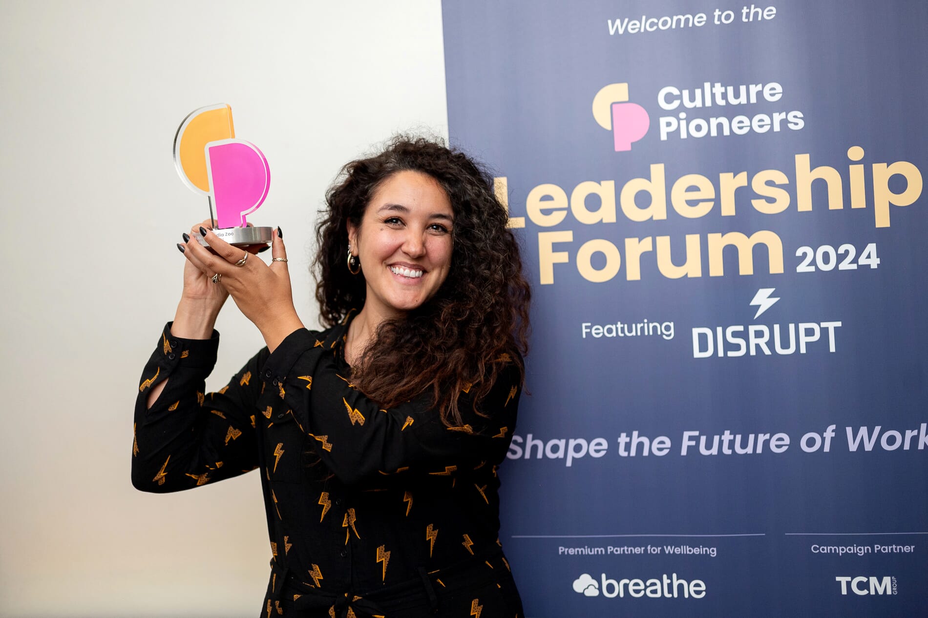 Culture Pioneer Awards trophy - winner