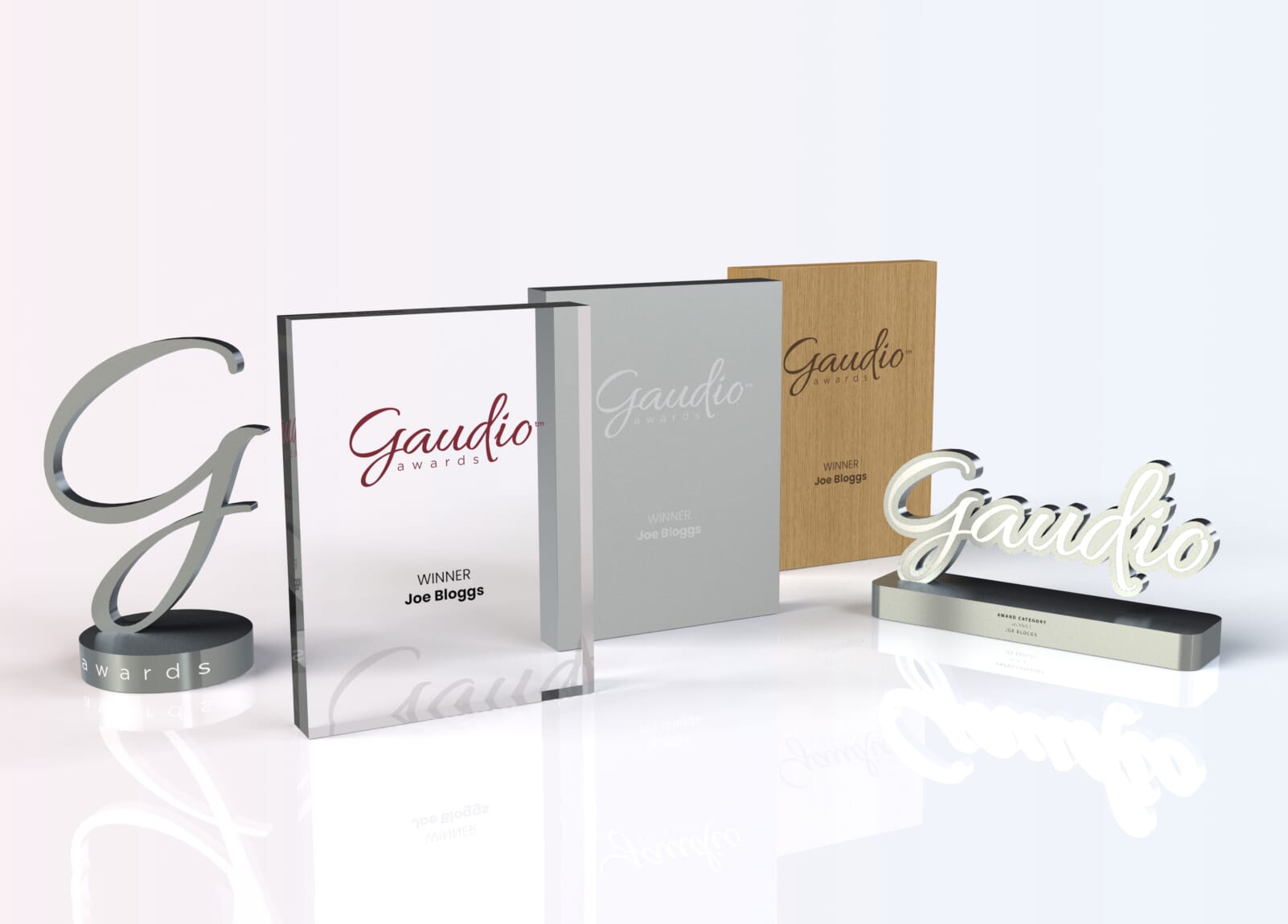 Gaudio Awards Designs Samples