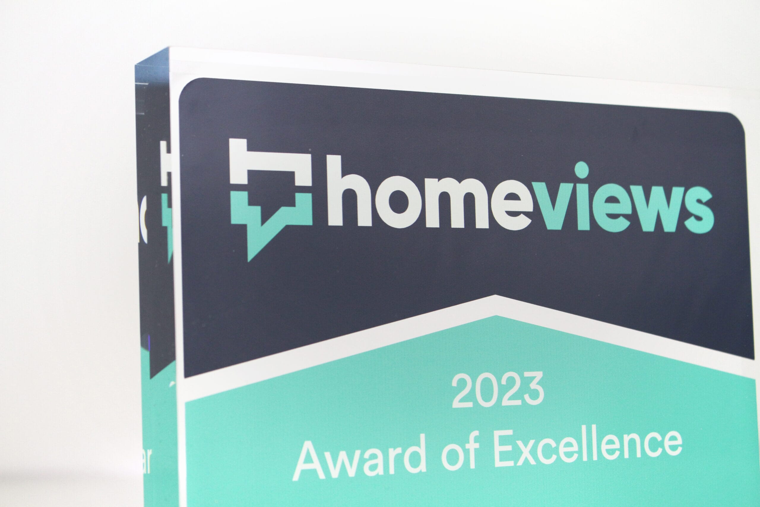 Homeviews Awards of Excellence Trophy - Print Detail