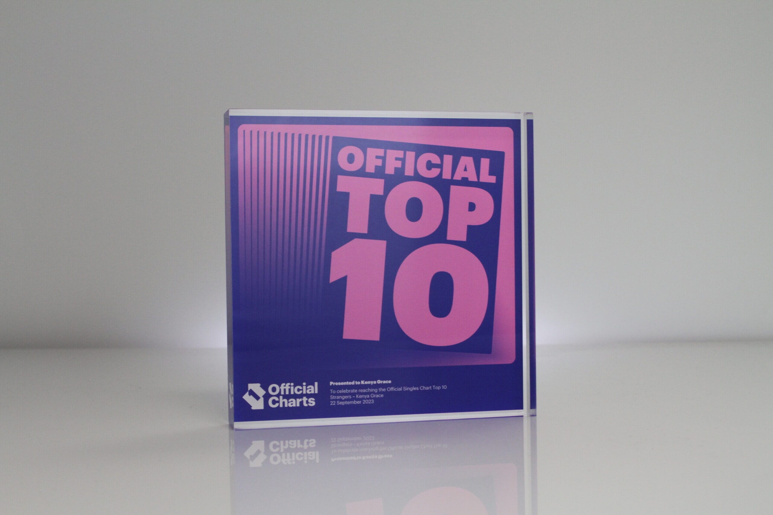 Official Chart Top 10 Award