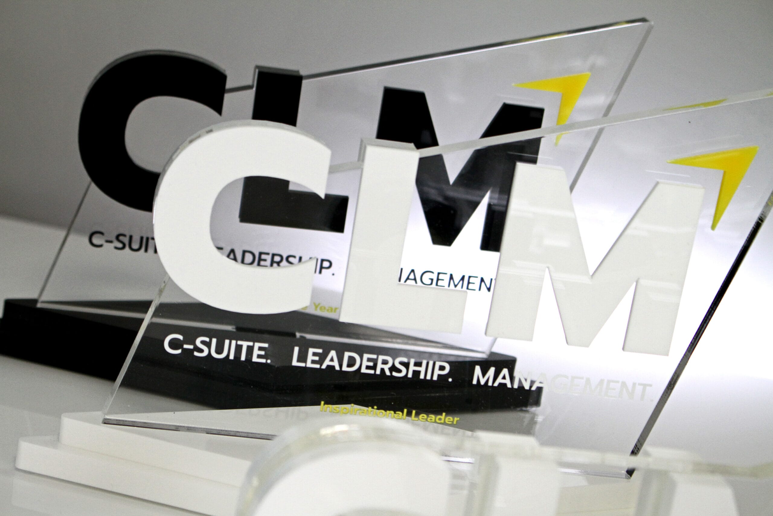 CLM Recruitment Acrylic Trophies