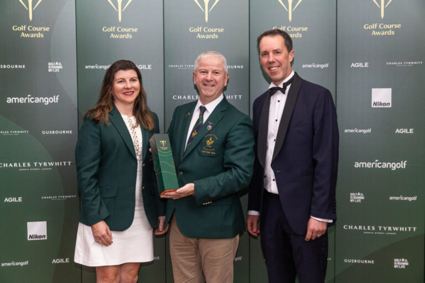 The Golf Course Awards Trophy winner