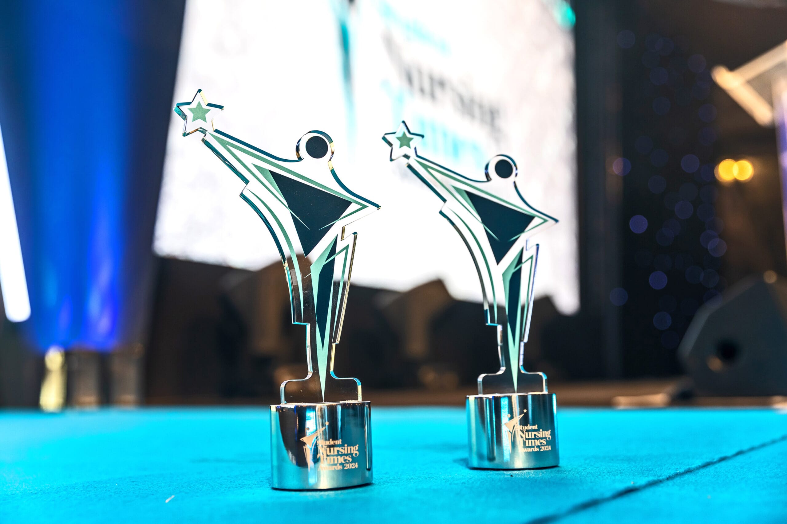 Student Nursing Times Awards - Trophies at the event