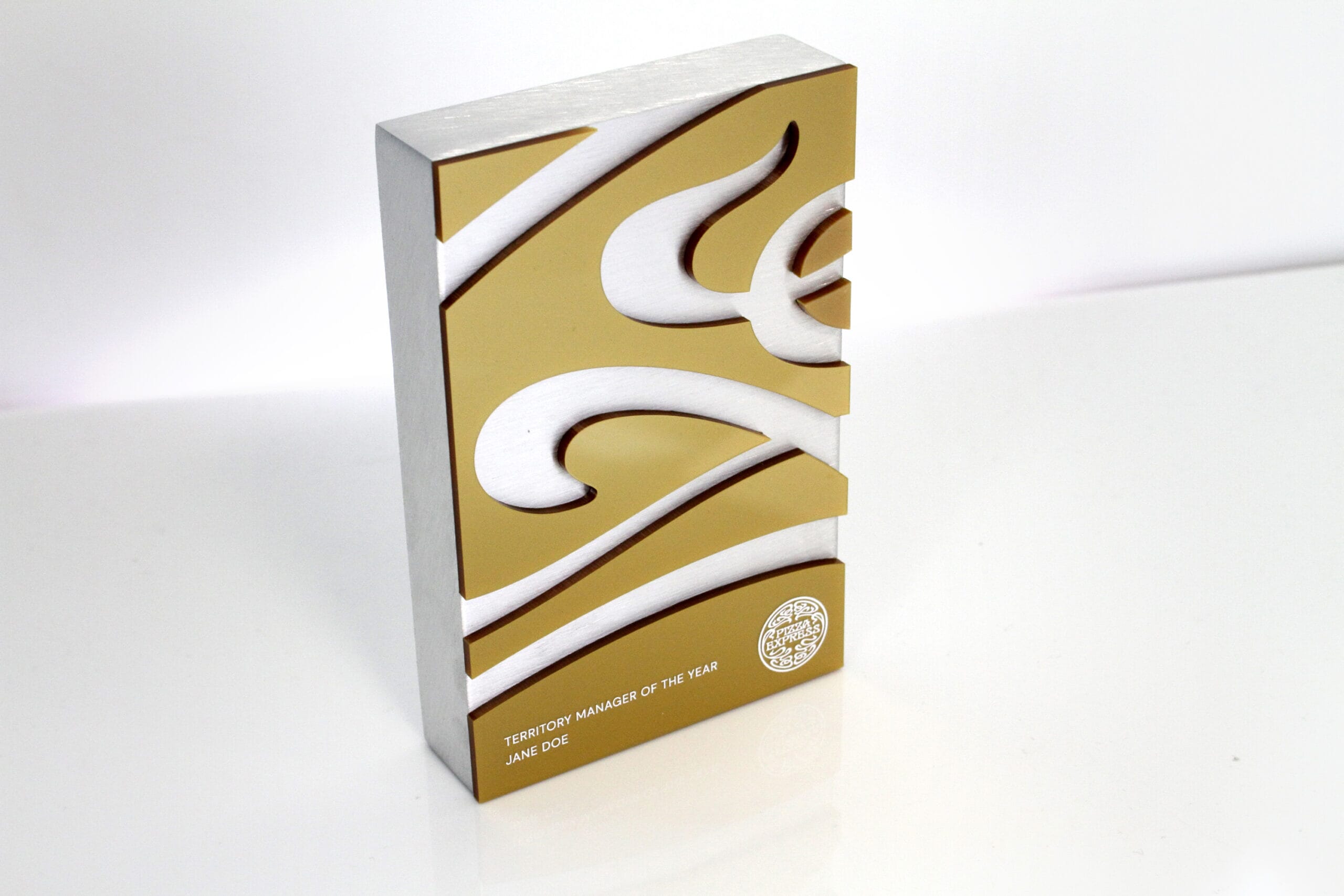 Pizza Express Awards - Freestanding Trophy - Close-up