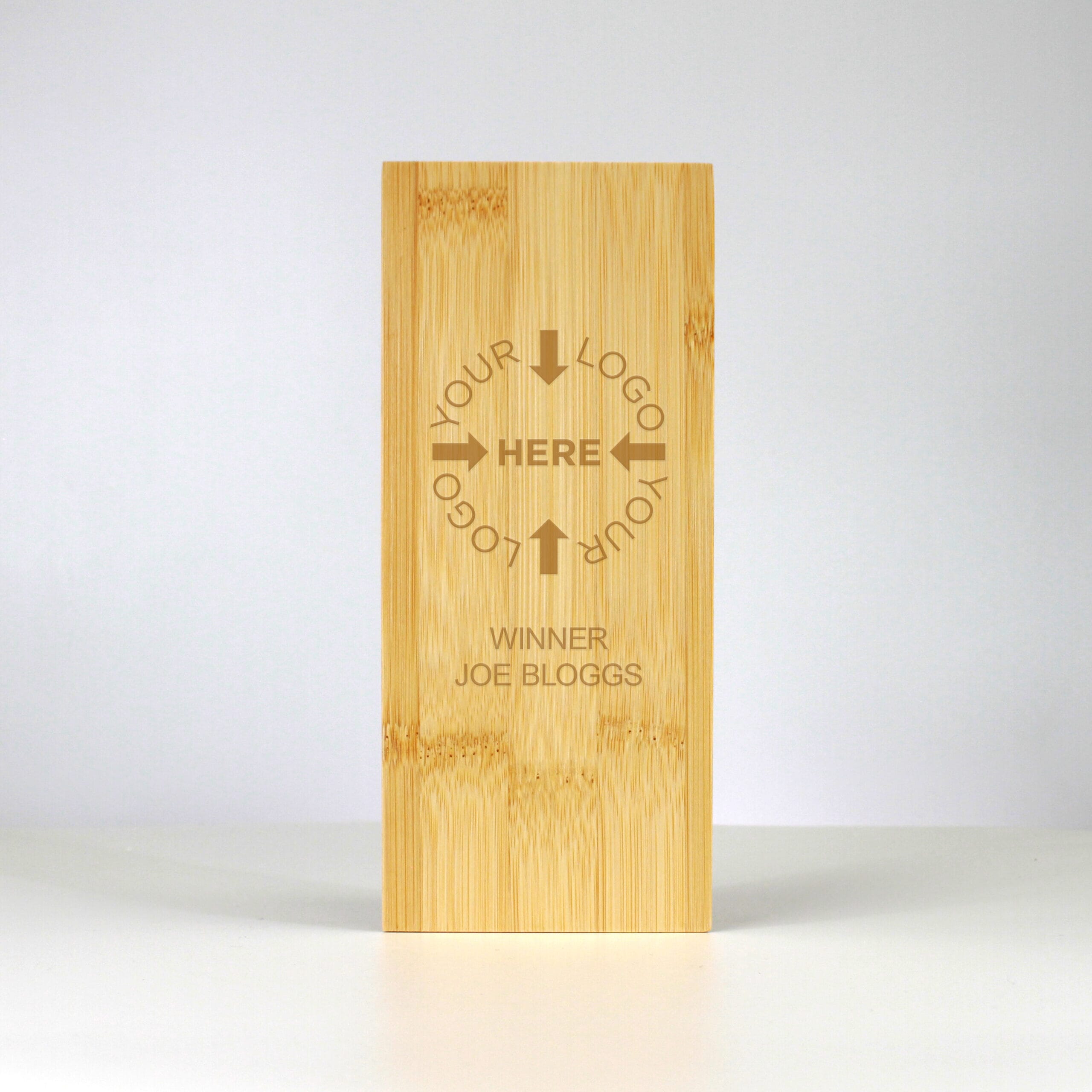 Bamboo Wooden Desk Plaque