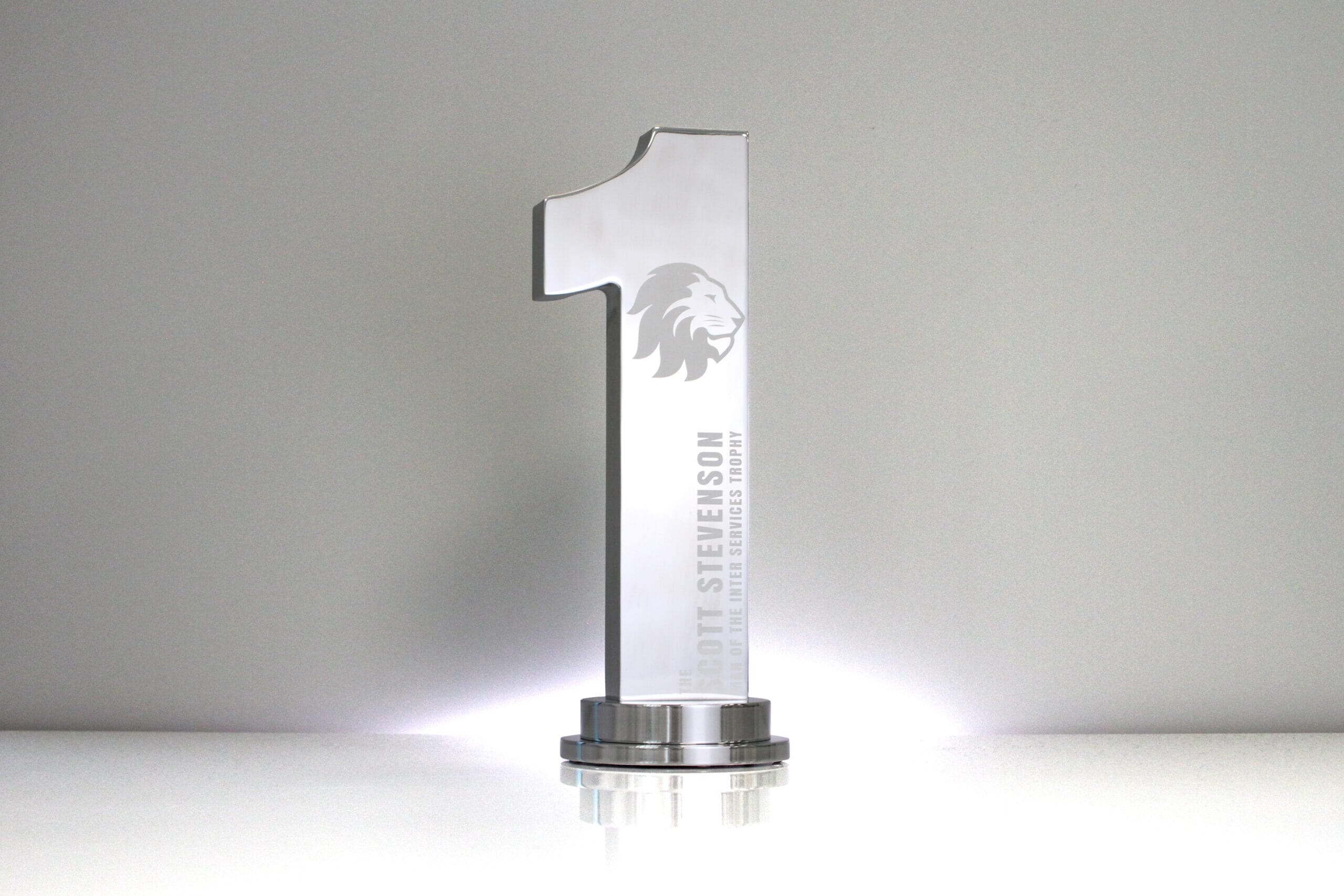 Metal Number 1 Trophy