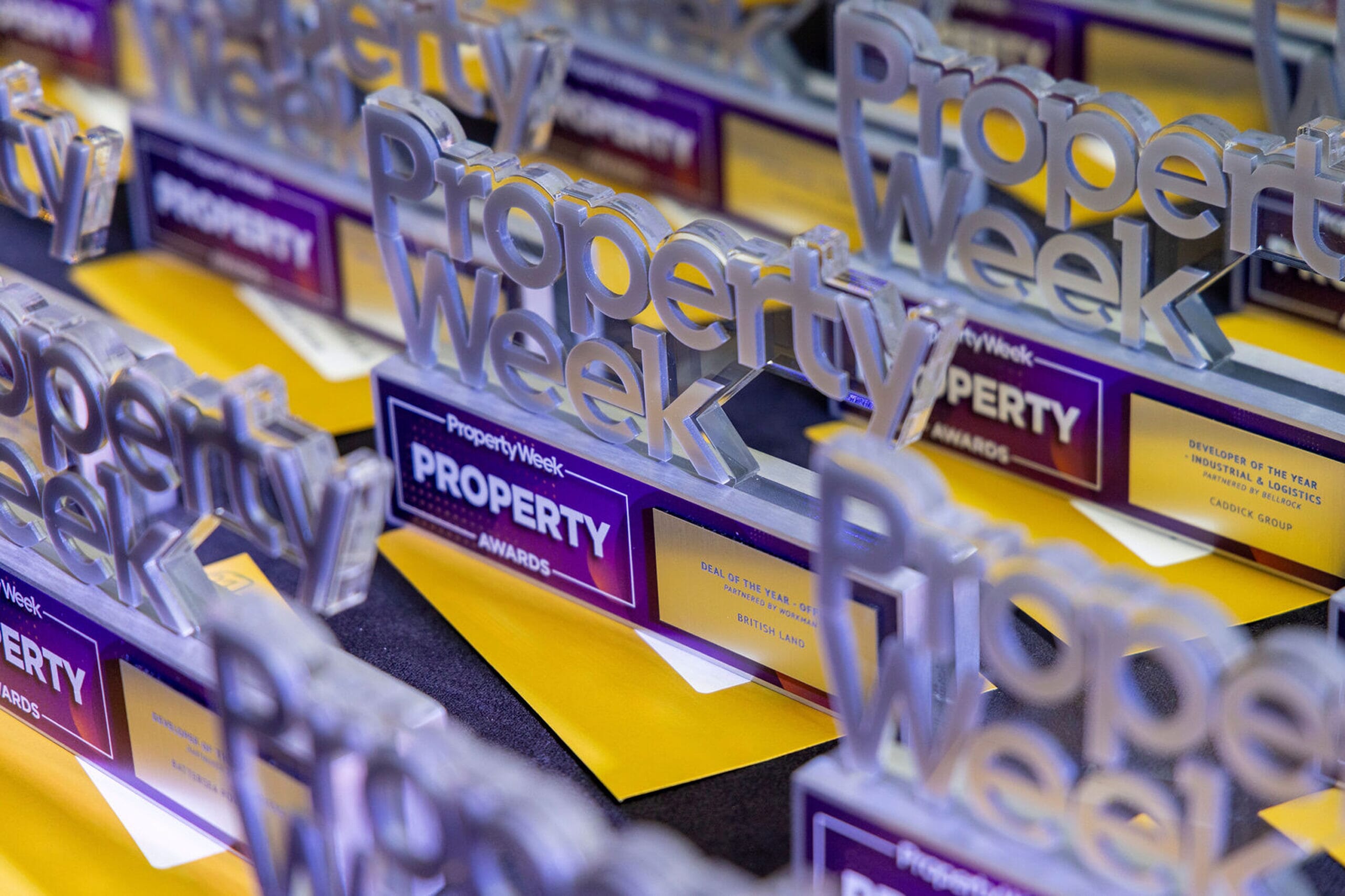 Property Week Awards - Event Photos - Trophies