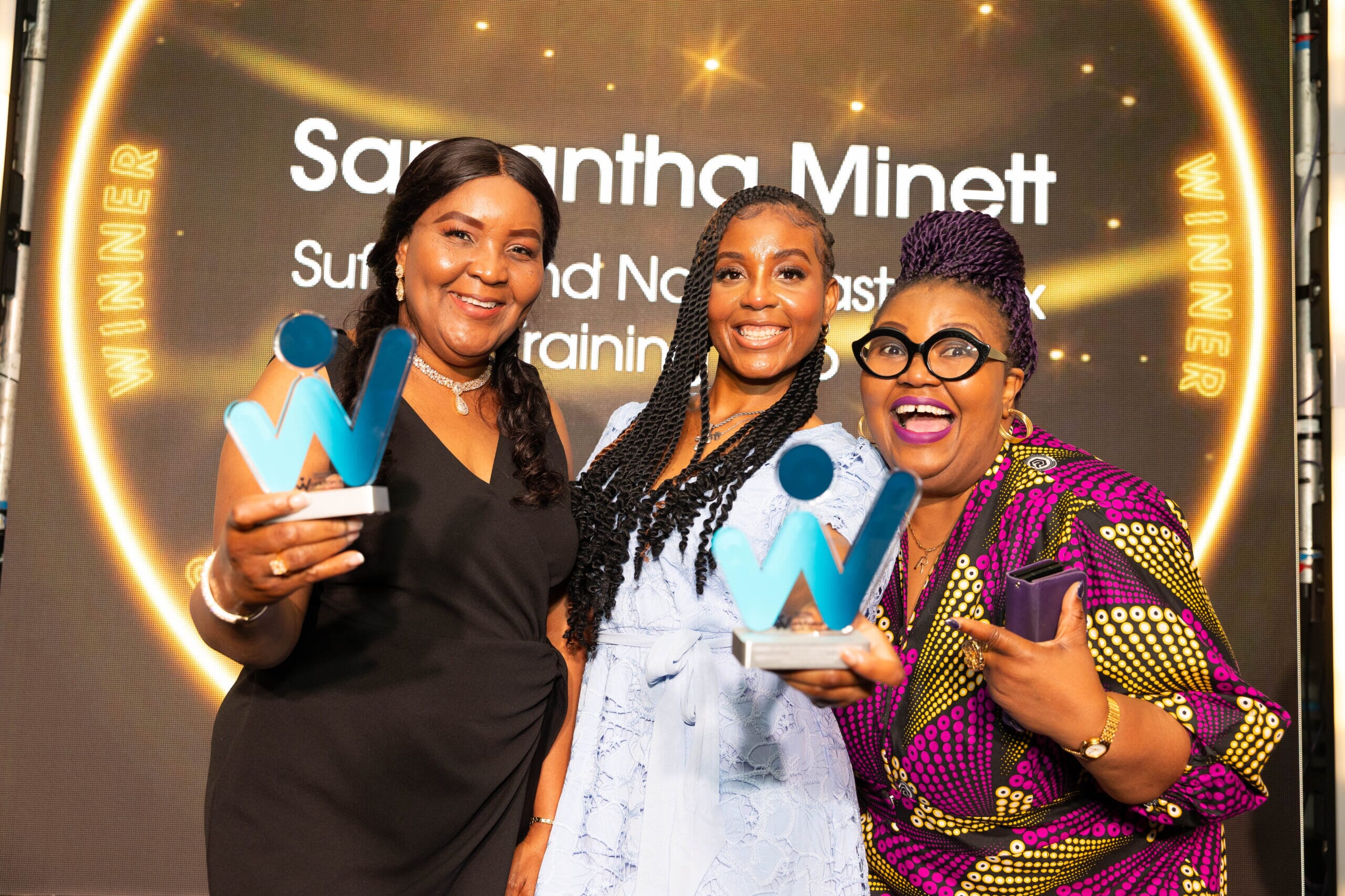 Nursing Times Workforce Awards - Event Photos - Winners with Trophy