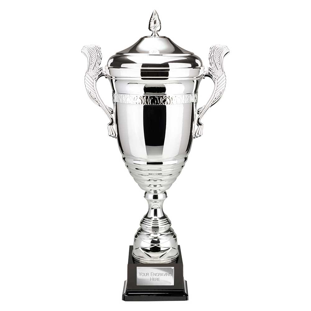 Extra large silver trophy cup