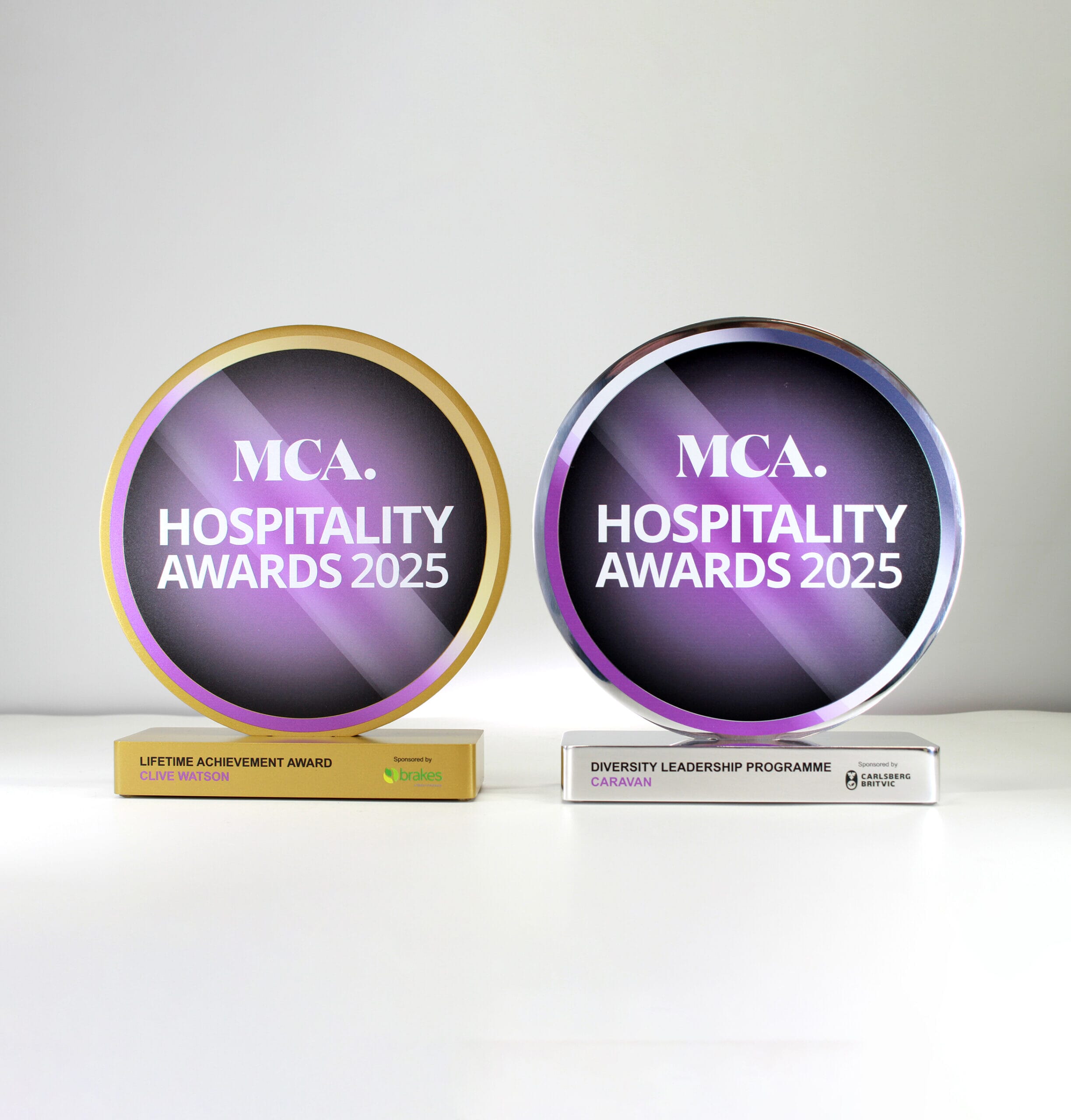 Both a silver and gold version of the award
