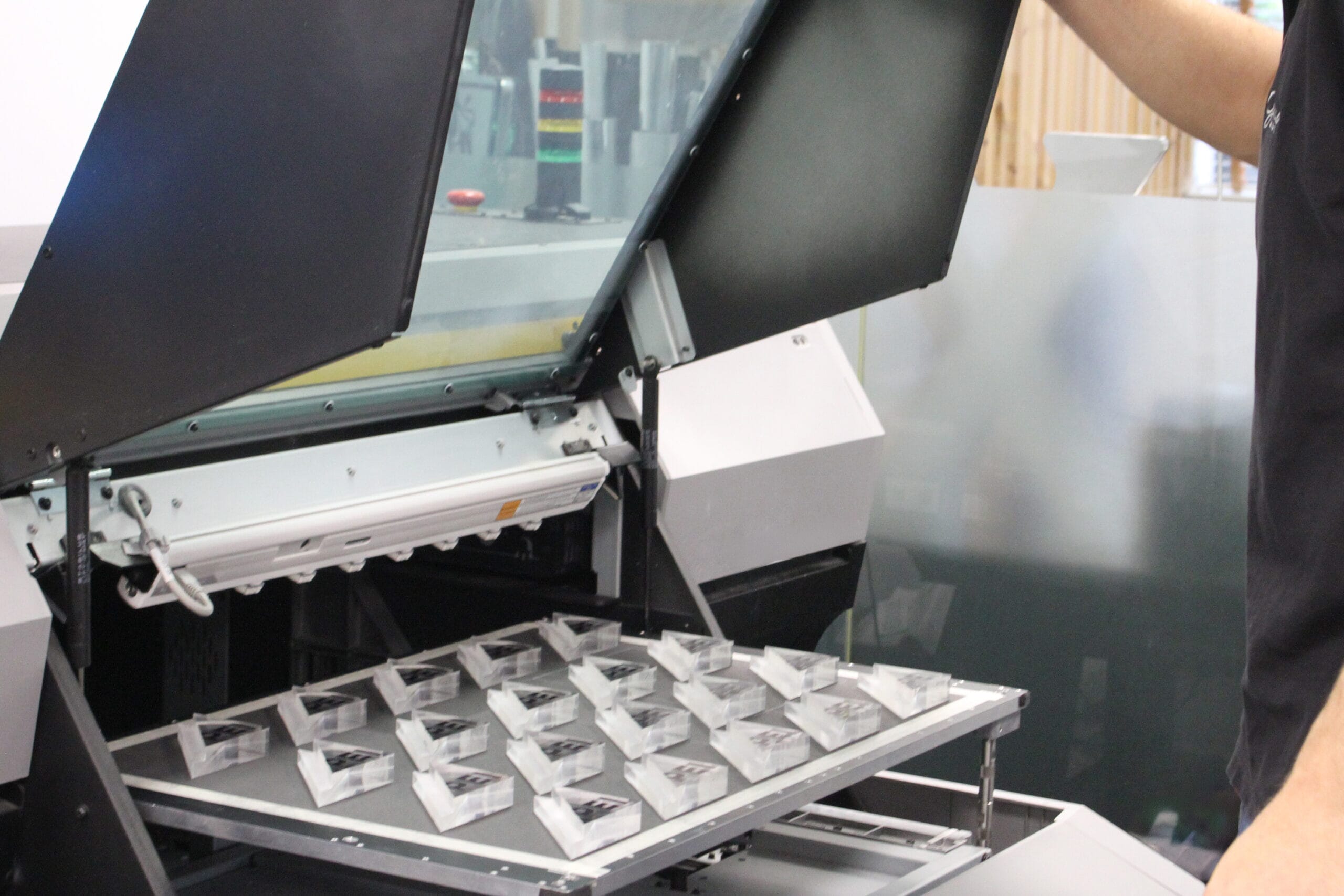 a custom trophy maker prints trophy components