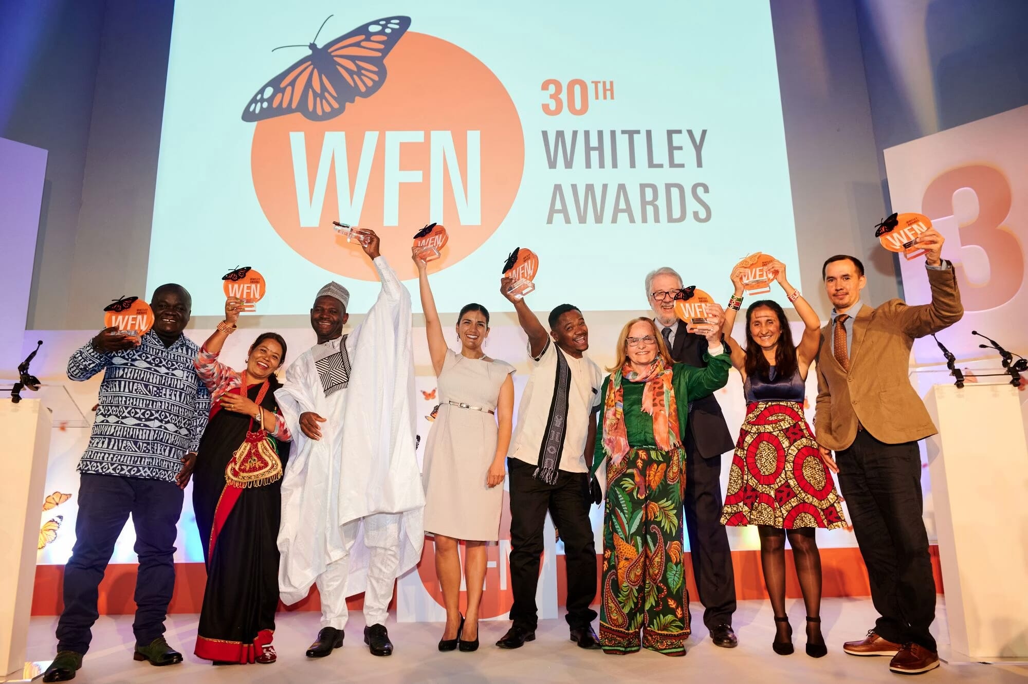 Whitley Awards Winners Celebrating