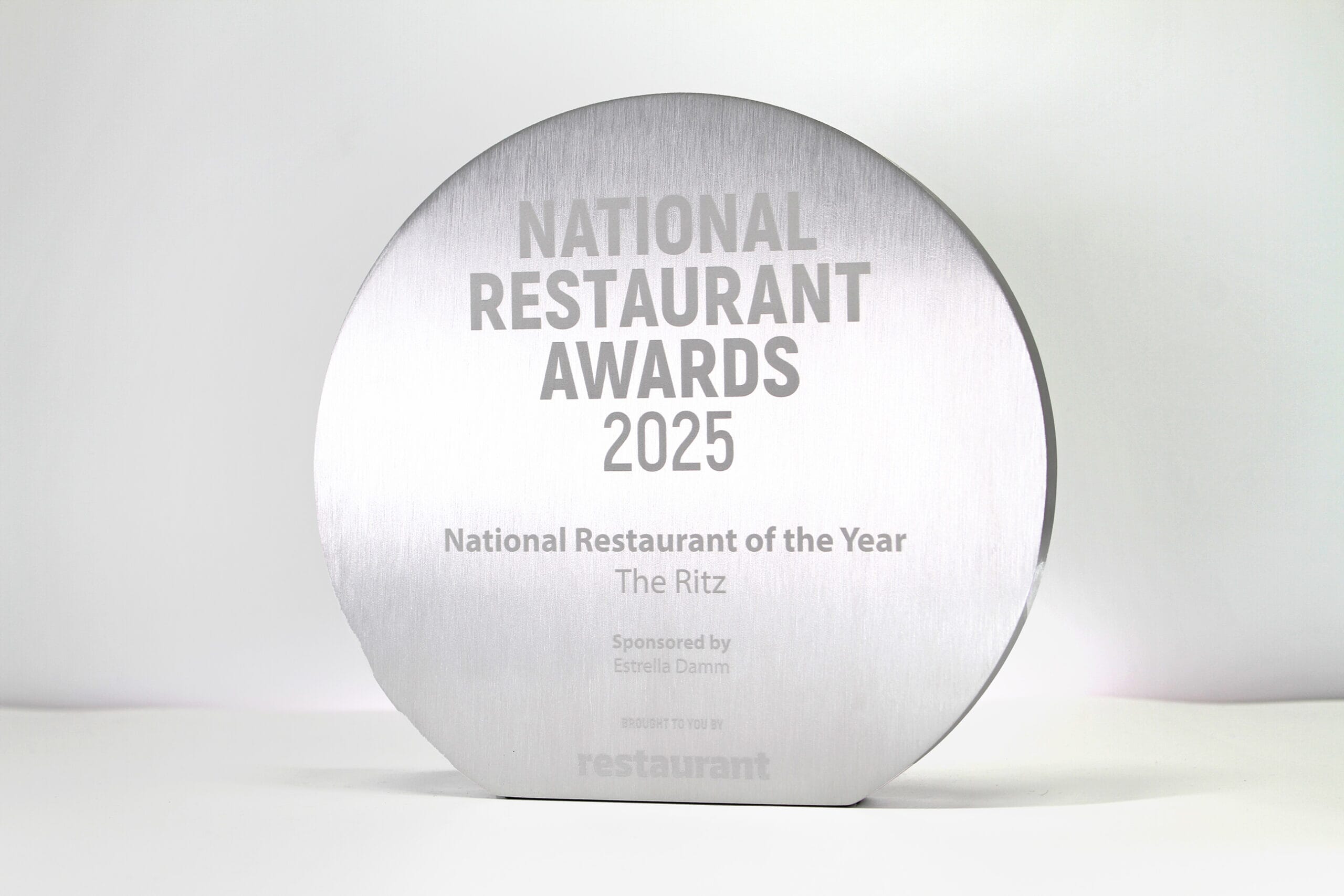 National Restaurant Awards 2025 - Trophy