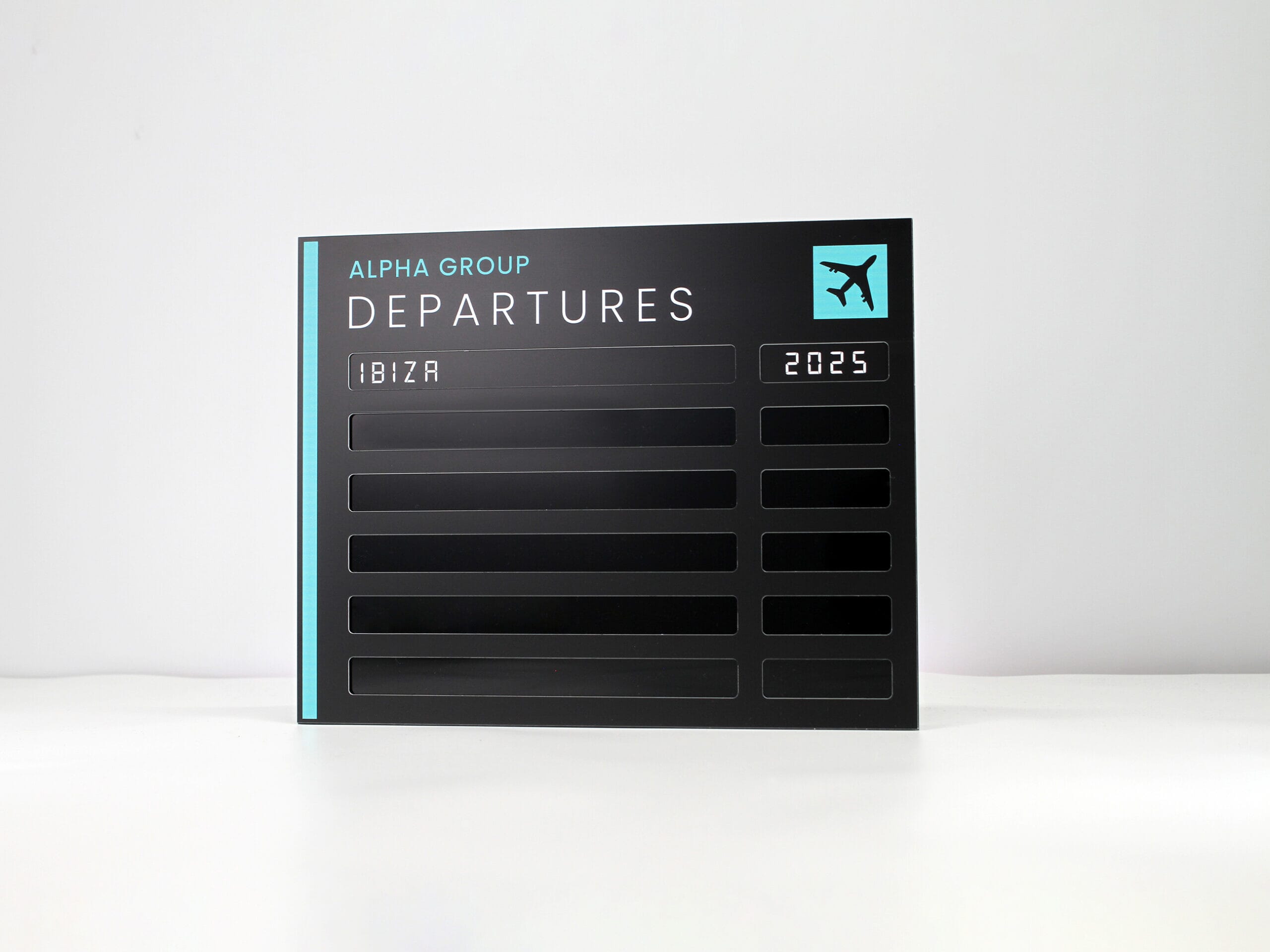 Alpha Group Incentive Gift Departure Board