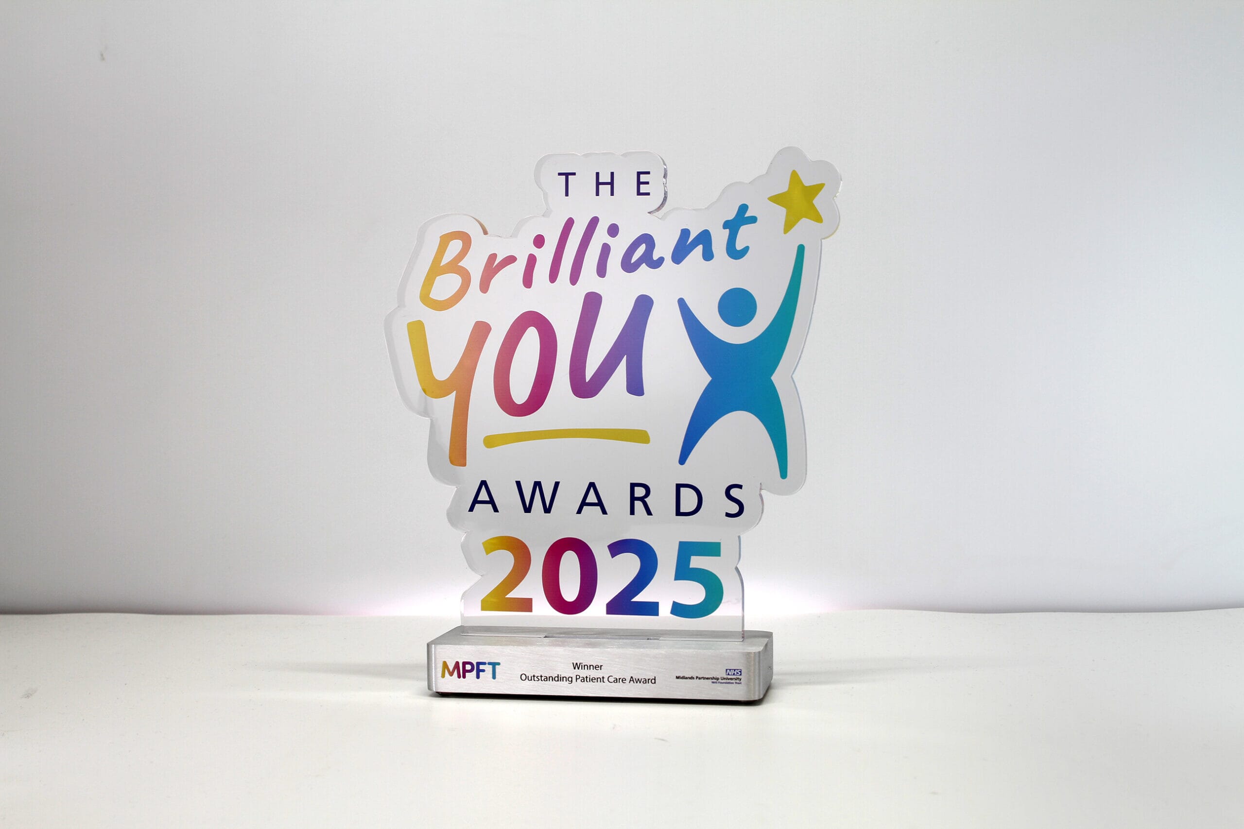 NHS Brilliant You Awards 2025 - trophy