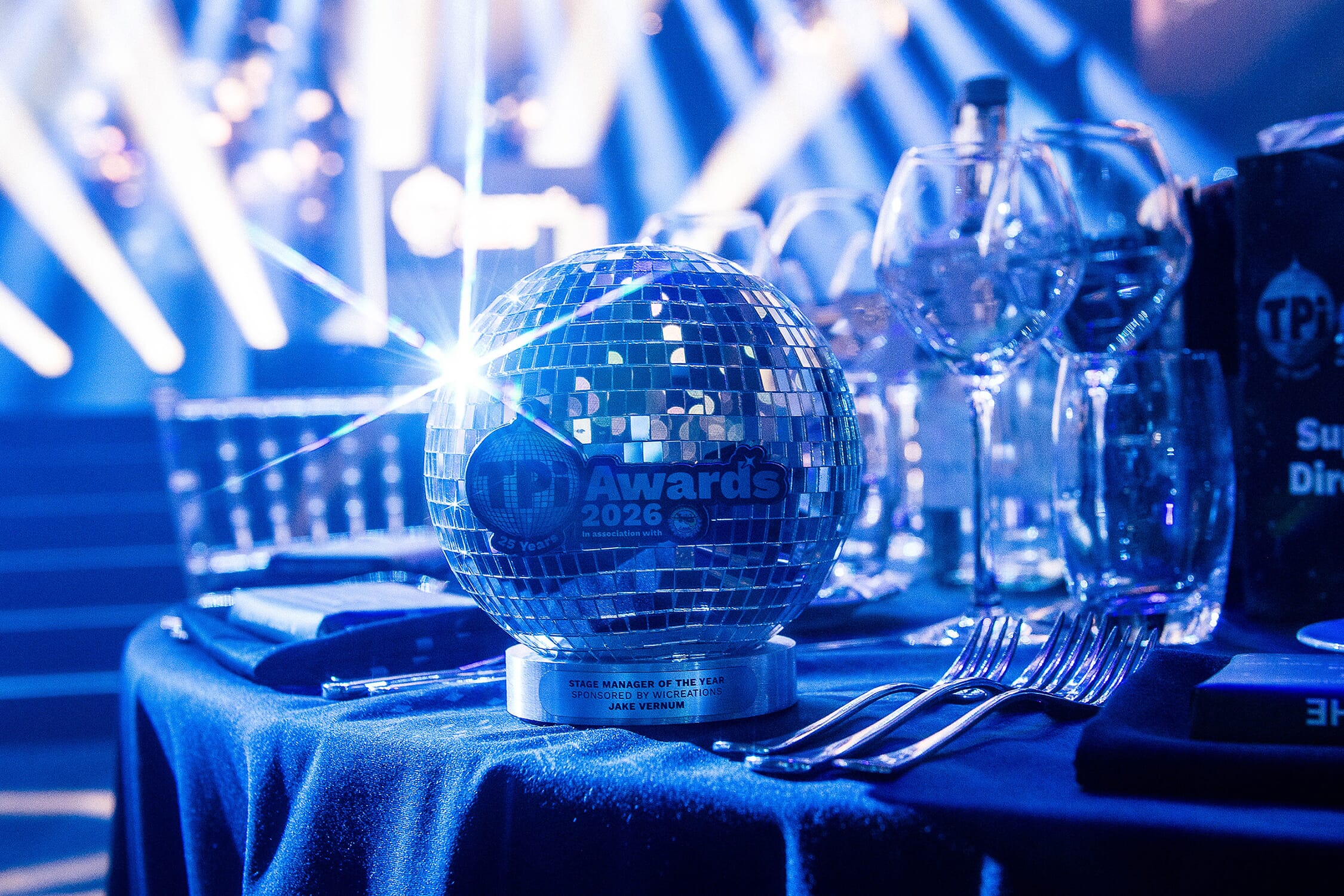 TPi Awards 2026 - disco ball trophy - event image