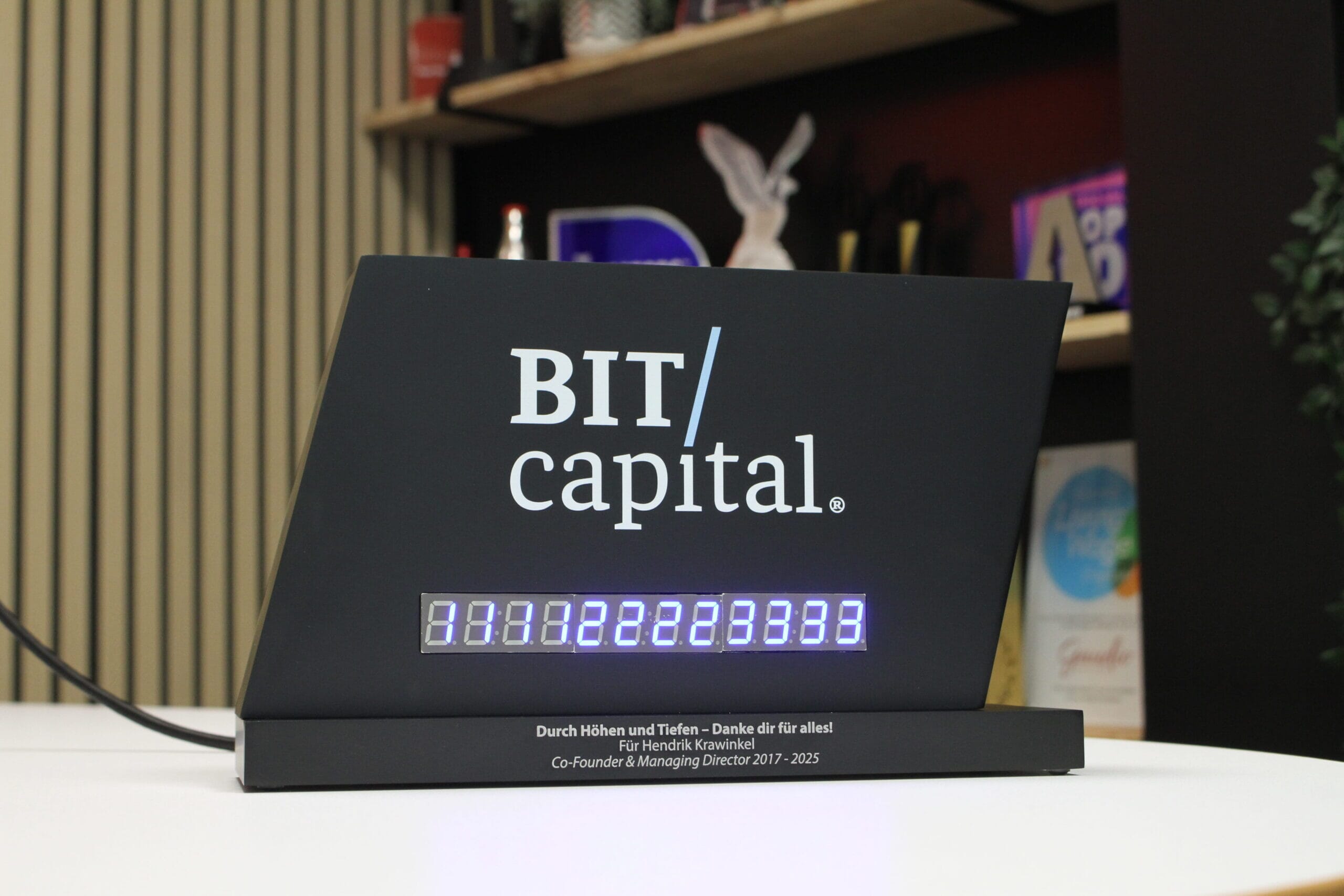 BitCapital digital trophy