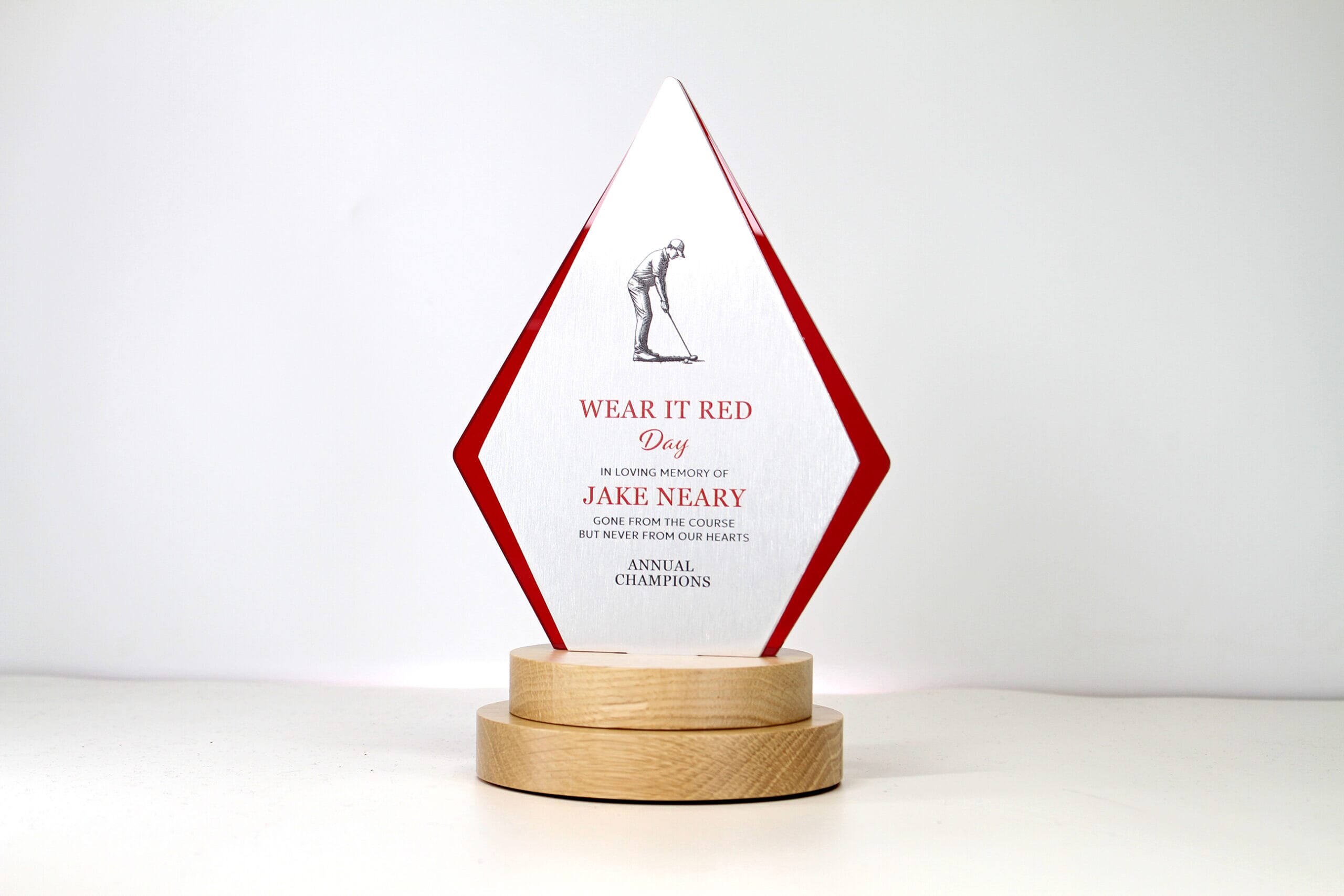 Wear It Red Award - trophy